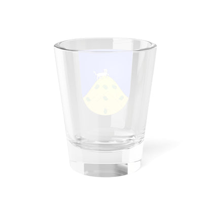 Blason Es famille Falces Navarre (Spain) (Coat of Arms) Shot Glass 1.5oz