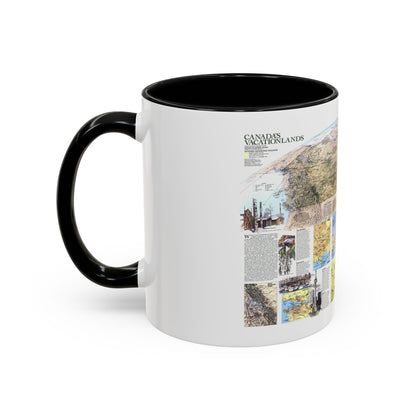 Canada - Vacationlands (1985) (Map) Accent Coffee Mug