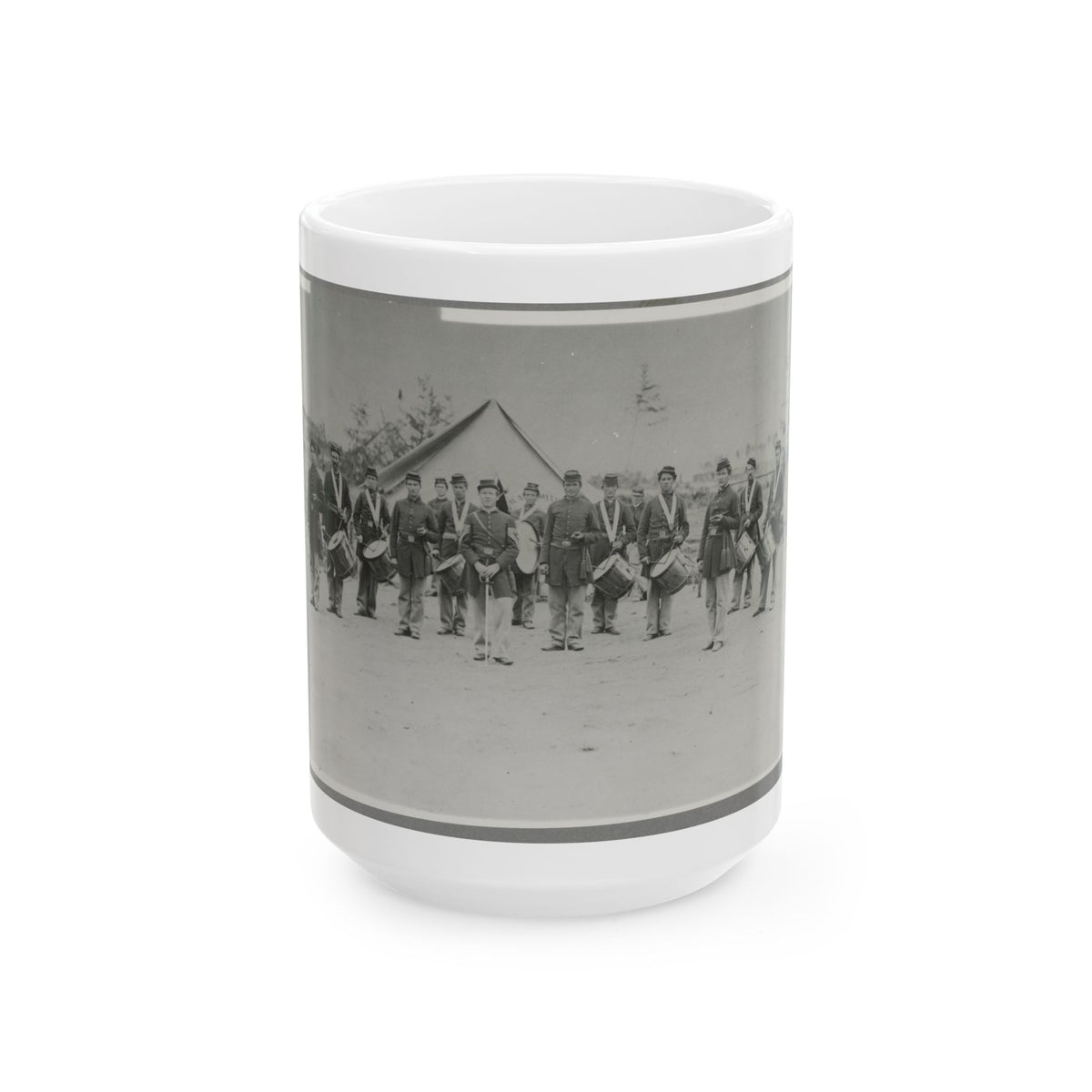 Drum Corps 30th Pa. Infantry (U.S. Civil War) White Coffee Mug