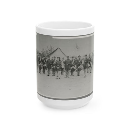 Drum Corps 30th Pa. Infantry (U.S. Civil War) White Coffee Mug