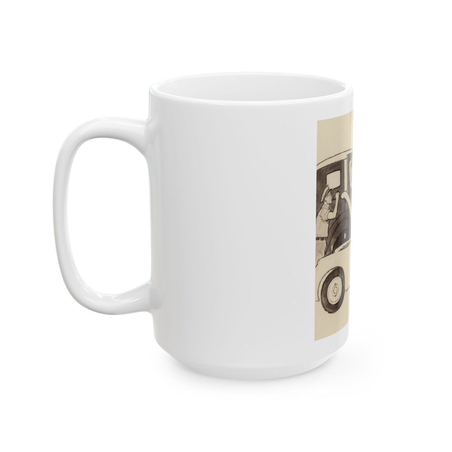 Group of Four Coca-Cola advertisements, 1960 (3) - White Coffee Mug