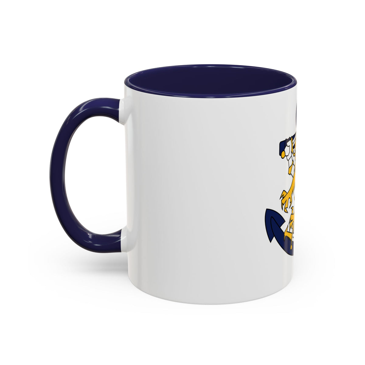 Coat of Arms of Finnish Navy - Accent Coffee Mug