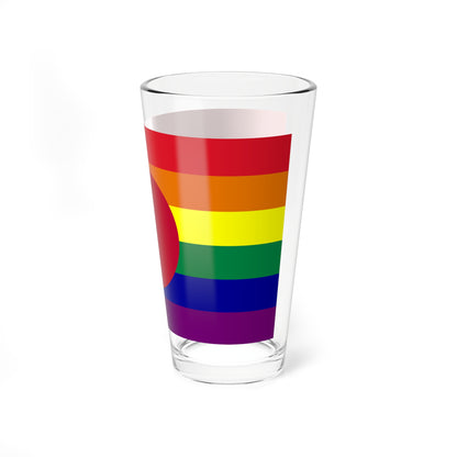 Gay Pride Flag of Japan (Japan) Pint Glass 16oz