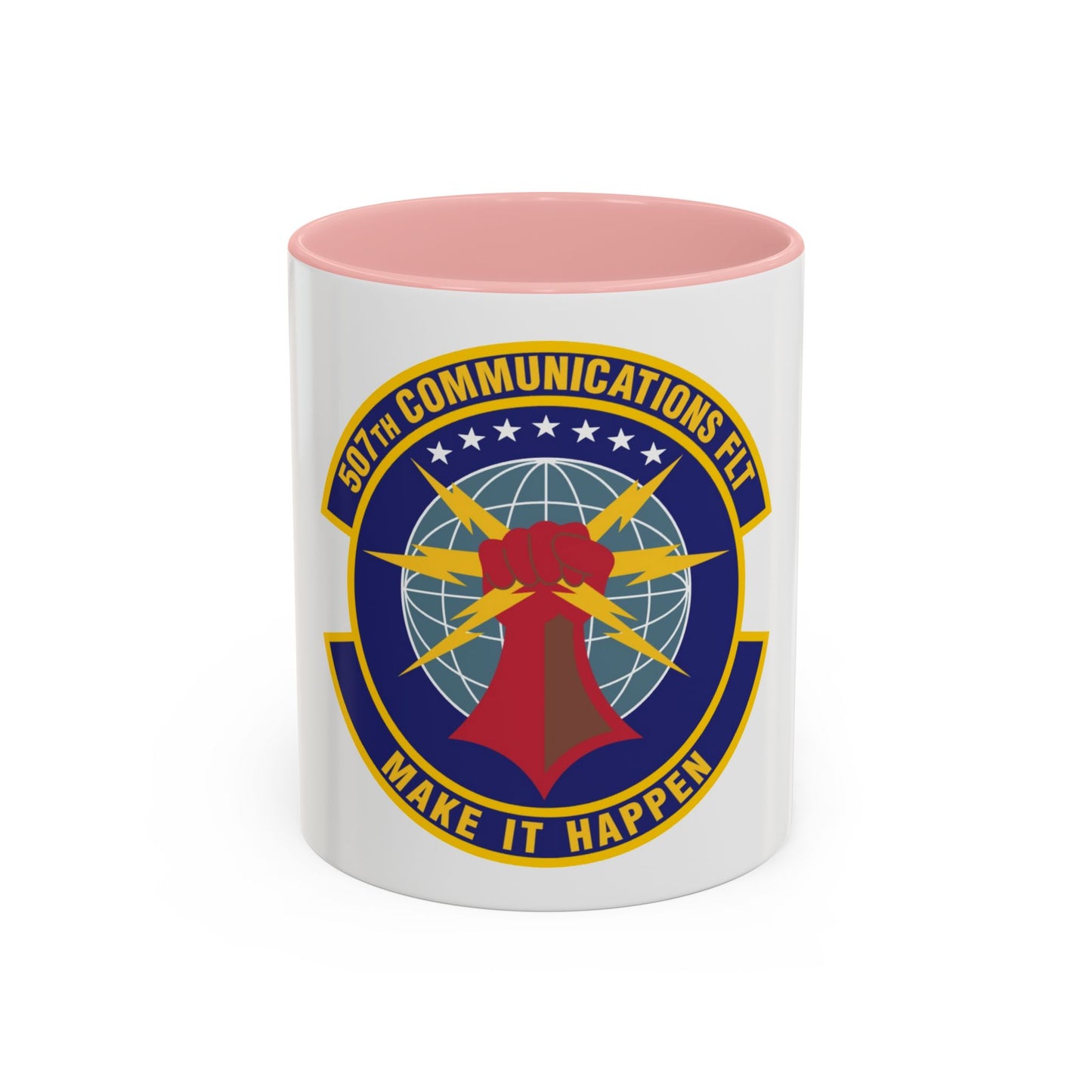 507th Communications Flight (U.S. Air Force) Accent Coffee Mug