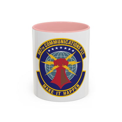 507th Communications Flight (U.S. Air Force) Accent Coffee Mug