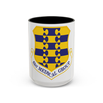 61st Medical Group (U.S. Air Force) Accent Coffee Mug