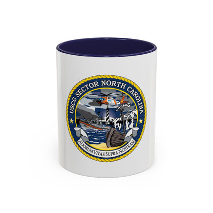 USCG Secctor North Carolina (U.S. Coast Guard) Accent Coffee Mug