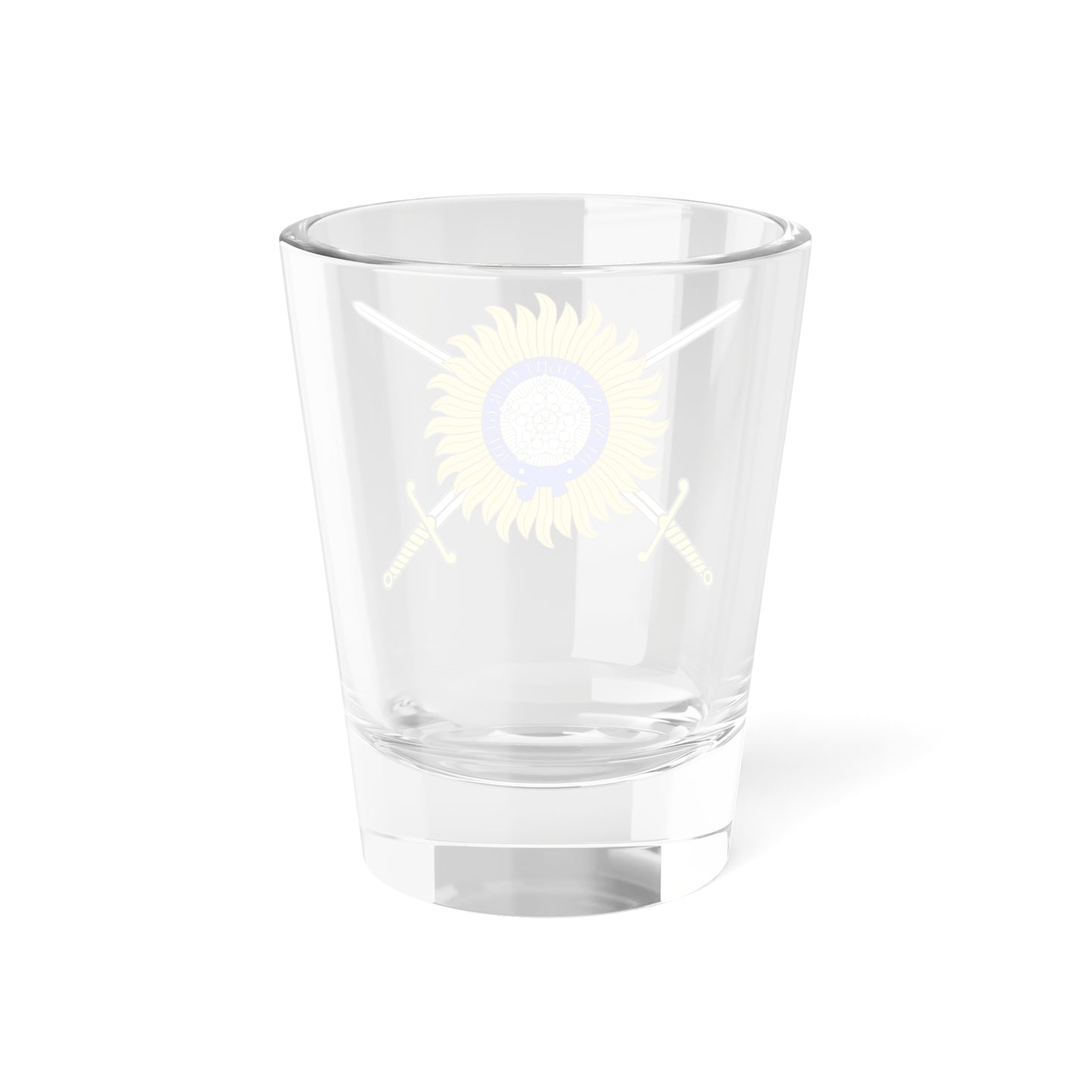 Insignia of the Royal Indian Army Service Corps (India) (Coat of Arms) Shot Glass 1.5oz
