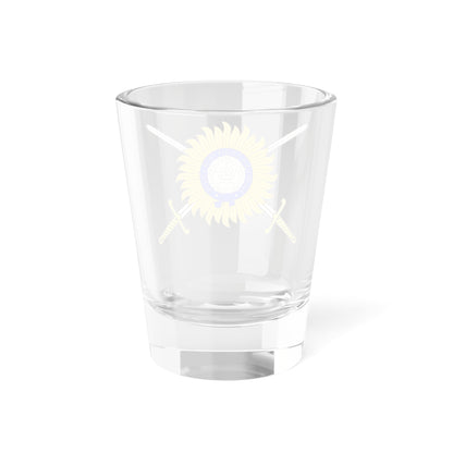 Insignia of the Royal Indian Army Service Corps (India) (Coat of Arms) Shot Glass 1.5oz