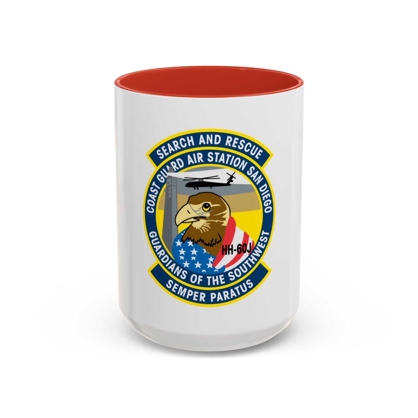USCG Air Station San Diego Search and Resue (U.S. Coast Guard) Accent Coffee Mug
