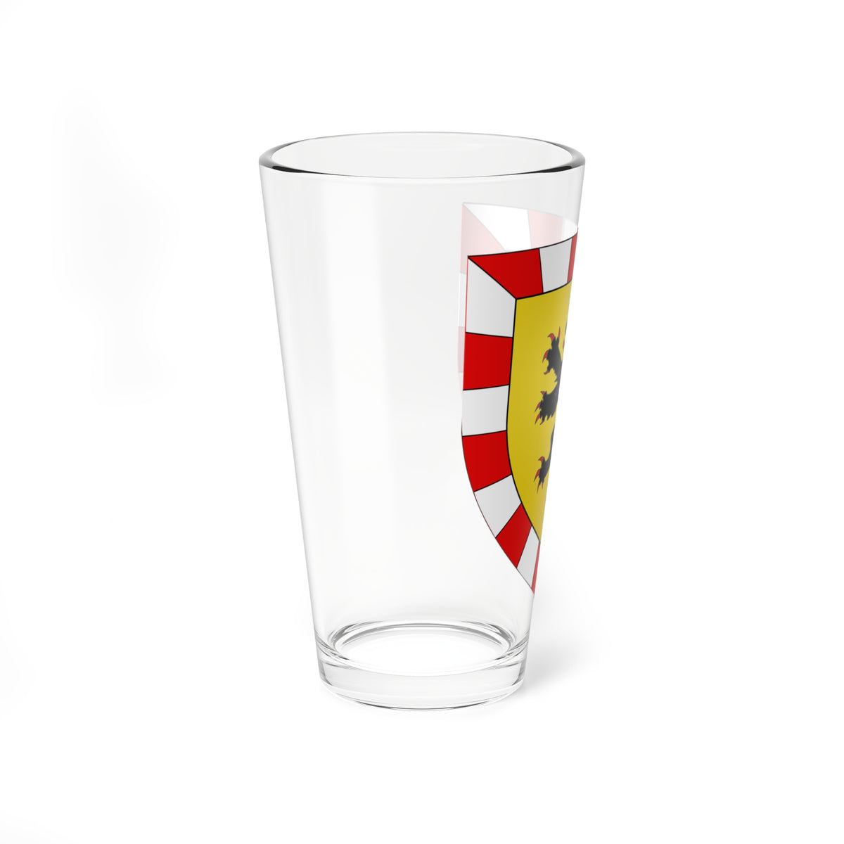 Wappen Burggrafen von Nürnberg Haus Raas (Denmark) (Coat of Arms) Pint Glass 16oz