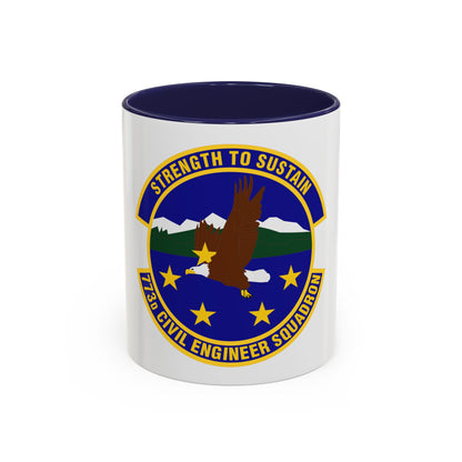 773 Civil Engineer Squadron PACAF (U.S. Air Force) Accent Coffee Mug