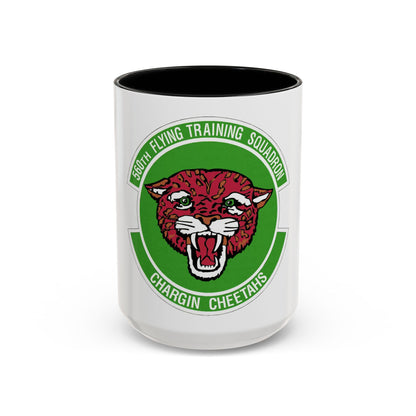 560 Flying Training Squadron AETC (U.S. Air Force) Accent Coffee Mug