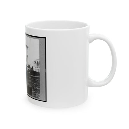 Club House Race Course, Where Federal Officers Were Confined, Charleston, S.C., April 1865 (U.S. Civil War) White Coffee Mug