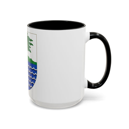 Coat of Arms of the Portuguese and Spanish Guinea - Accent Coffee Mug
