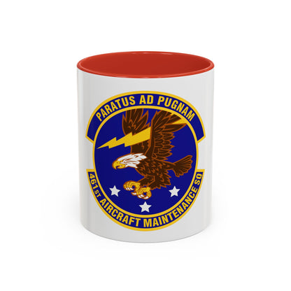 461st Aircraft Maintenance Squadron (U.S. Air Force) Accent Coffee Mug