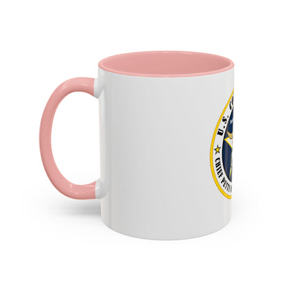 USCG South Texas CPOA (U.S. Coast Guard) Accent Coffee Mug