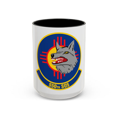 550 Special Operations Squadron AETC (U.S. Air Force) Accent Coffee Mug