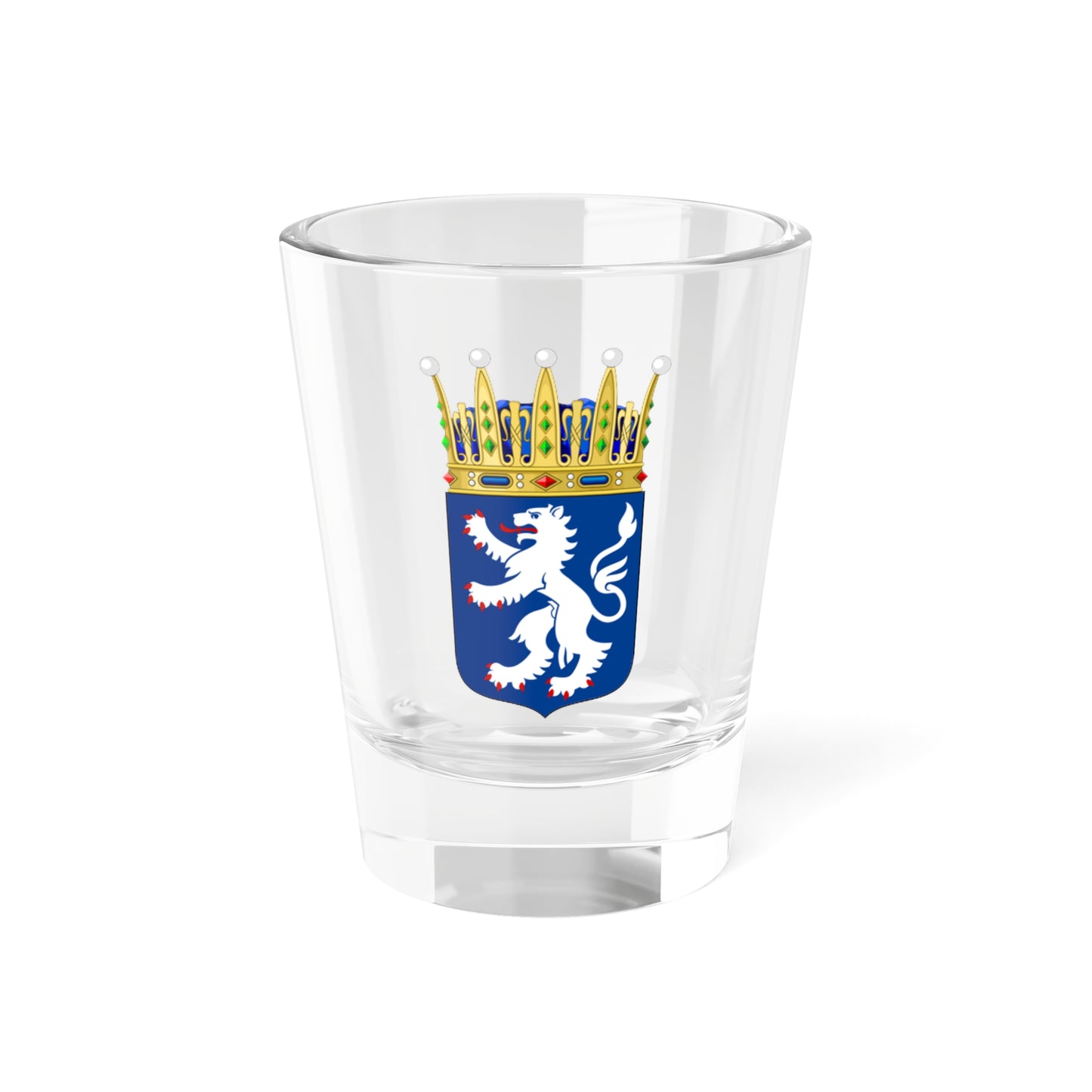 Hallands vapen crowned (Sweden) (Coat of Arms) Shot Glass 1.5oz