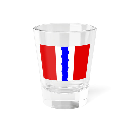 Flag of Omsk Oblast Russia - Shot Glass 1.5oz