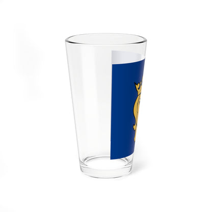 Flag of Stockholm (Sweden) Pint Glass 16oz