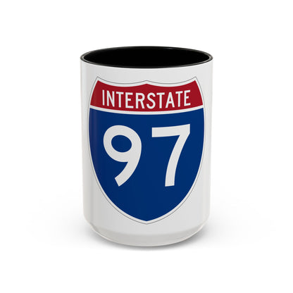 Interstate 97 (U.S. Highways) Accent Coffee Mug