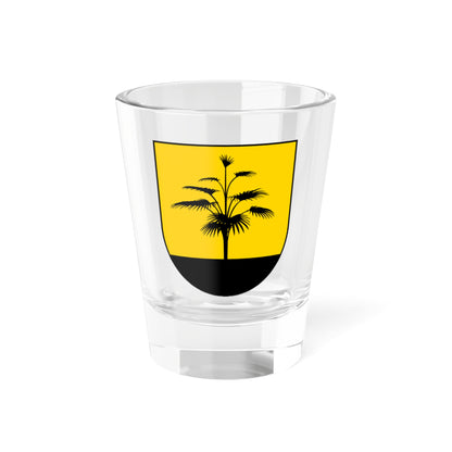 Lesser CoA of the Donets Basin Spanish Shield (Ukraine) (Coat of Arms) Shot Glass 1.5oz