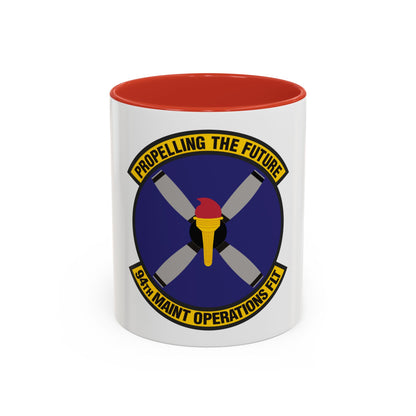 94th Maintenance Operations Flight (U.S. Air Force) Accent Coffee Mug