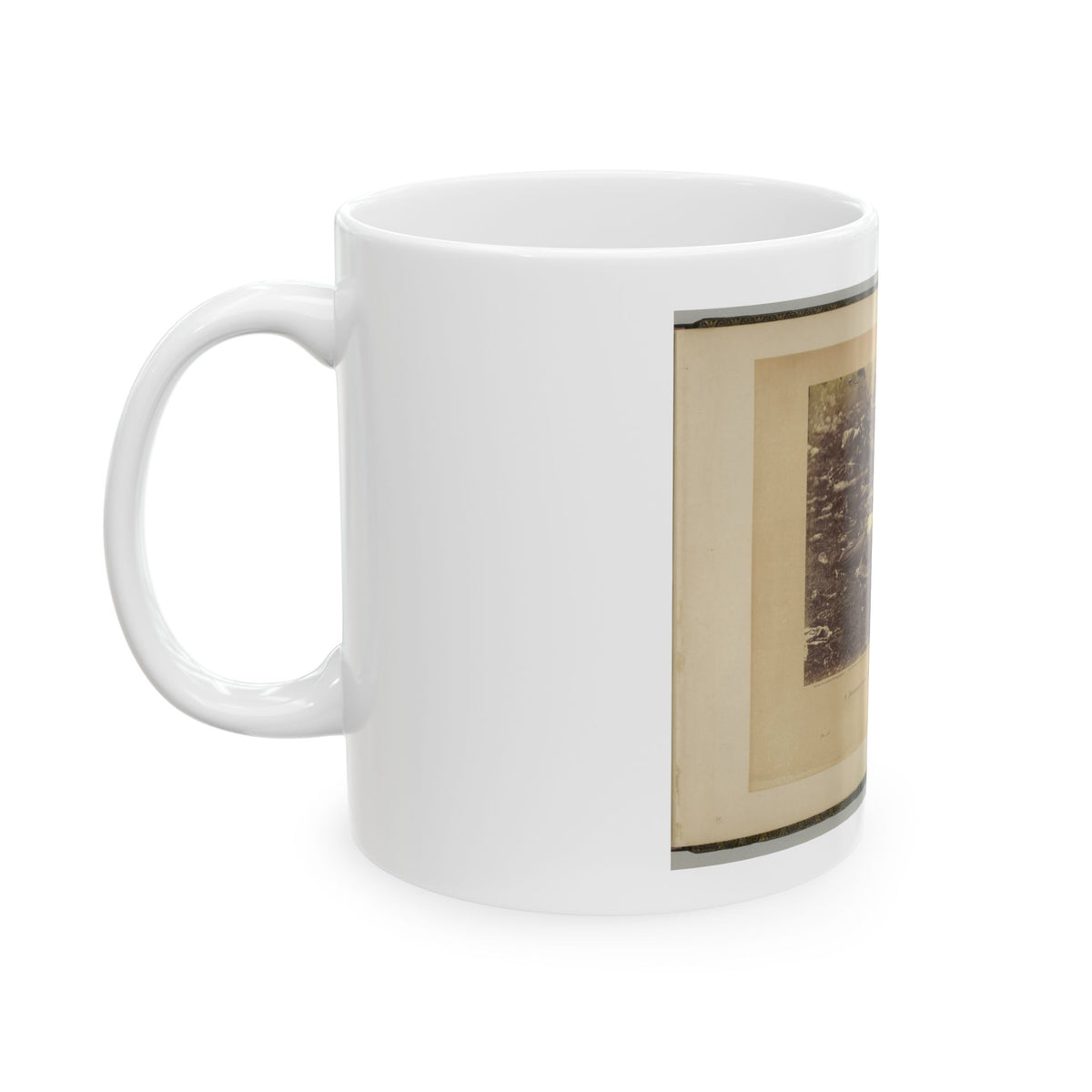 A Sharpshooter's Last Sleep, Gettysburg, Pennsylvania (U.S. Civil War) White Coffee Mug