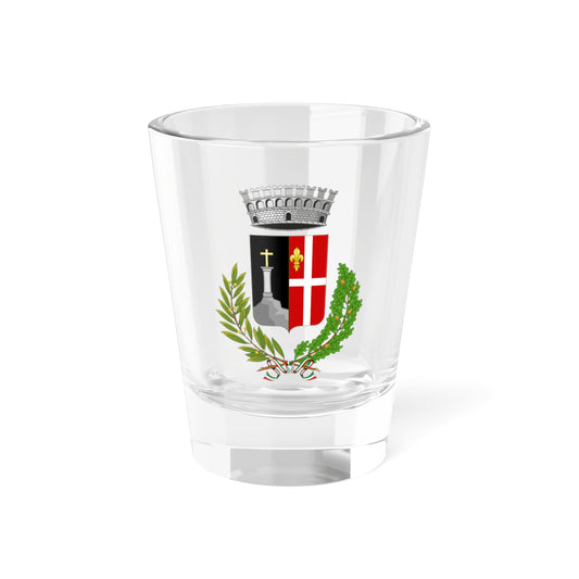 La Thuile Italia-Stemma Sodacan (Italy) (Coat of Arms) Shot Glass 1.5oz