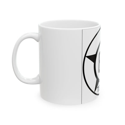 Old Texas 83 (Texas) (Road Sign) White Coffee Mug