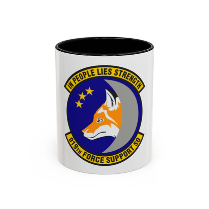 919th Force Support Squadron (U.S. Air Force) Accent Coffee Mug