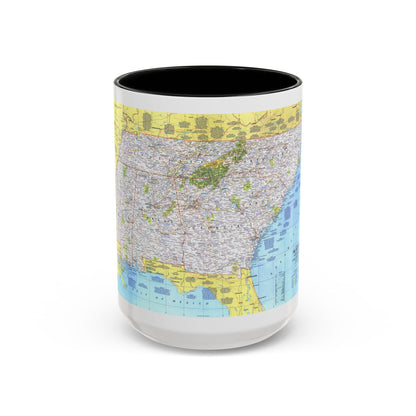 USA - Southeast 1 (1975) (Map) Accent Coffee Mug