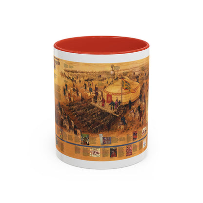 Mongols, The (1996) (Map) Accent Coffee Mug