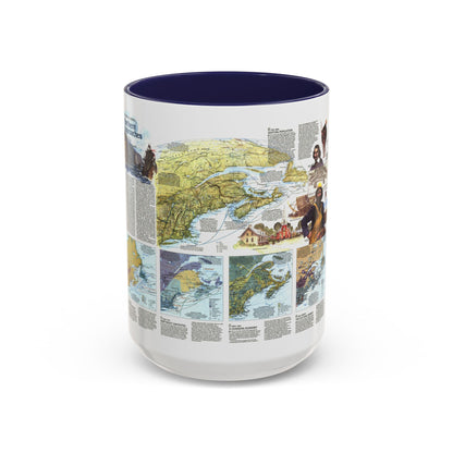 USA - Northern Approaches 2 (1985) (Map) Accent Coffee Mug