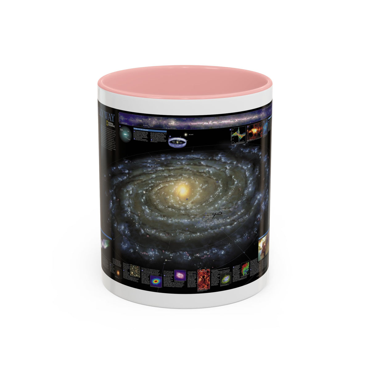 Space - Milky Way (2002) (Map) Accent Coffee Mug