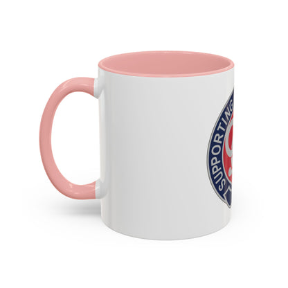 3 Personnel Command 2 (U.S. Army) Accent Coffee Mug