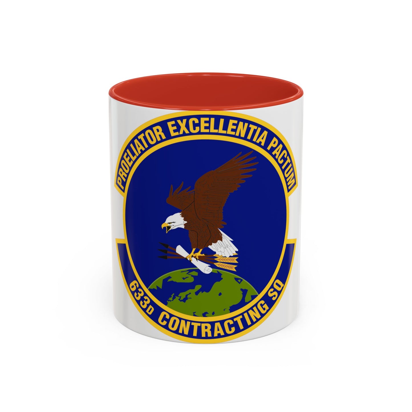 633d Contracting Squadron (U.S. Air Force) Accent Coffee Mug