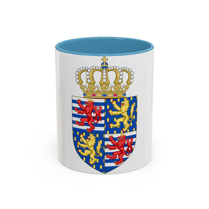 Lesser coat of arms of the Grand Duke of Luxembourg (2000) - Accent Coffee Mug