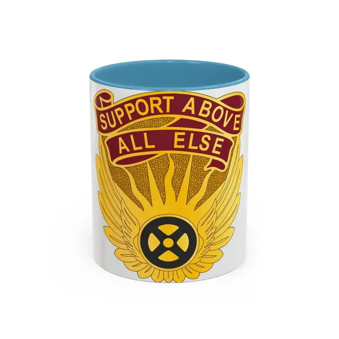 1106 Aviation Group (U.S. Army) Accent Coffee Mug 11oz Light Blue - Go Mug Yourself