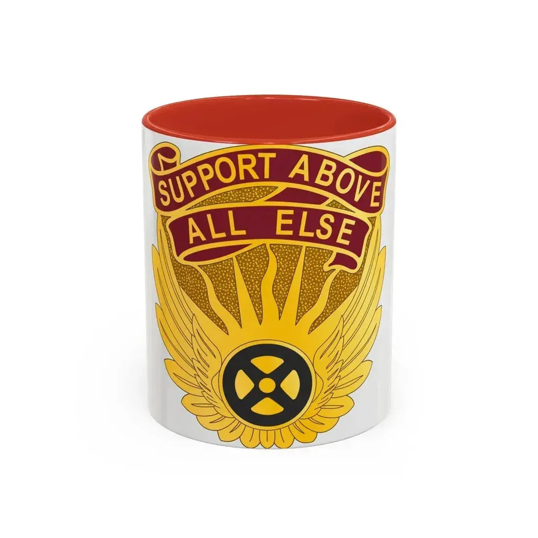 1106 Aviation Group (U.S. Army) Accent Coffee Mug 11oz Red - Go Mug Yourself