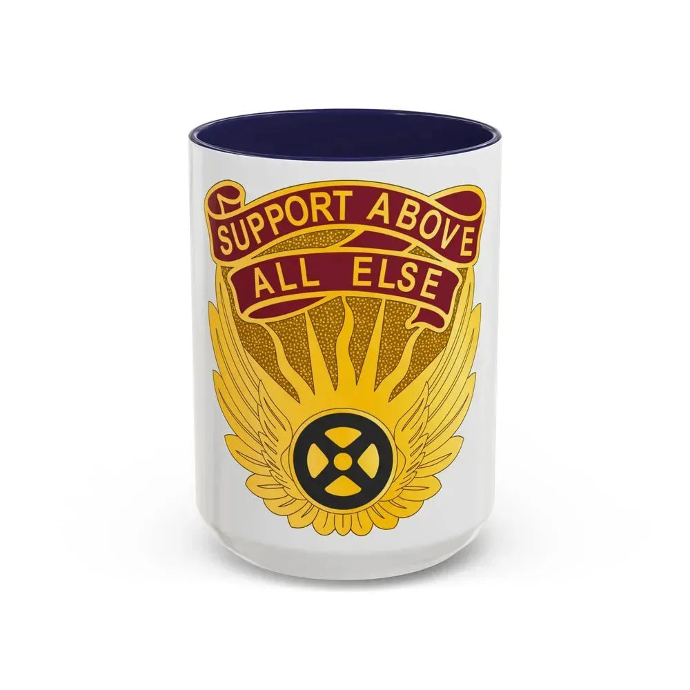 1106 Aviation Group (U.S. Army) Accent Coffee Mug 15oz Navy - Go Mug Yourself