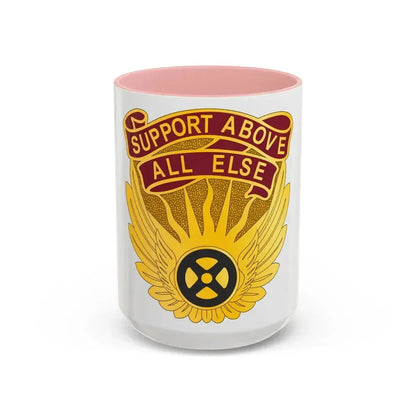 1106 Aviation Group (U.S. Army) Accent Coffee Mug 15oz Pink - Go Mug Yourself