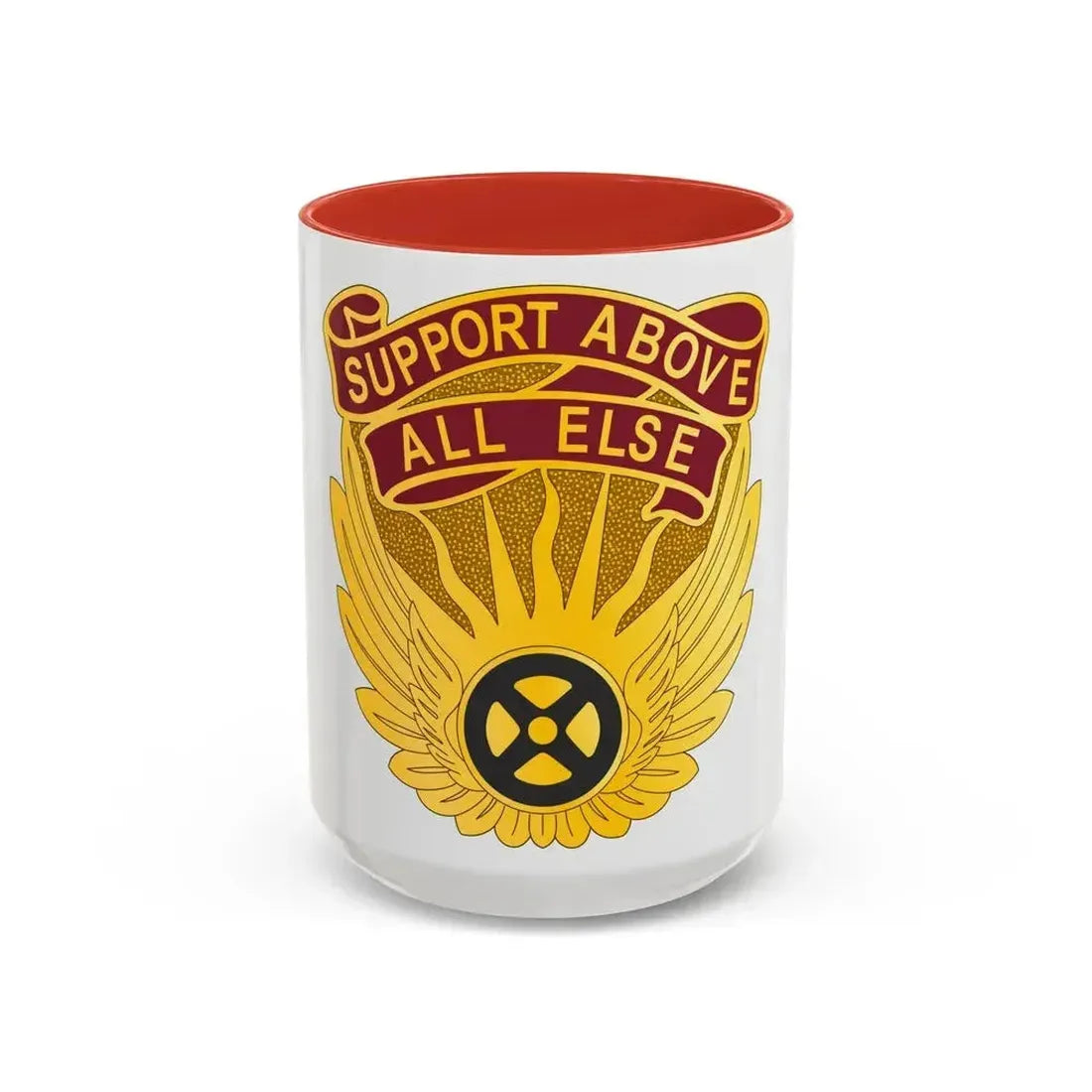 1106 Aviation Group (U.S. Army) Accent Coffee Mug 15oz Red - Go Mug Yourself