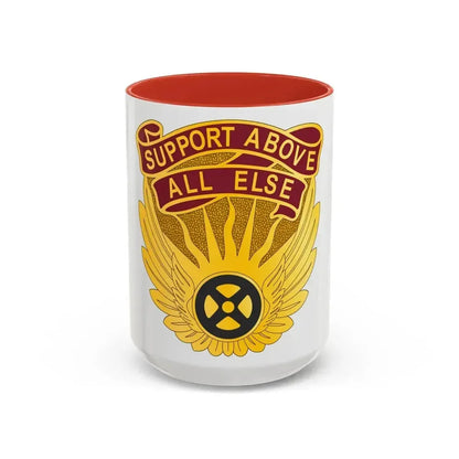 1106 Aviation Group (U.S. Army) Accent Coffee Mug 15oz Red - Go Mug Yourself