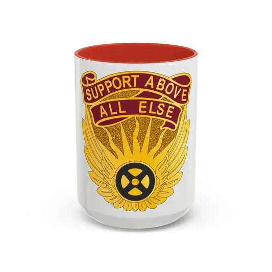1106 Aviation Group (U.S. Army) Accent Coffee Mug 15oz Red - Go Mug Yourself
