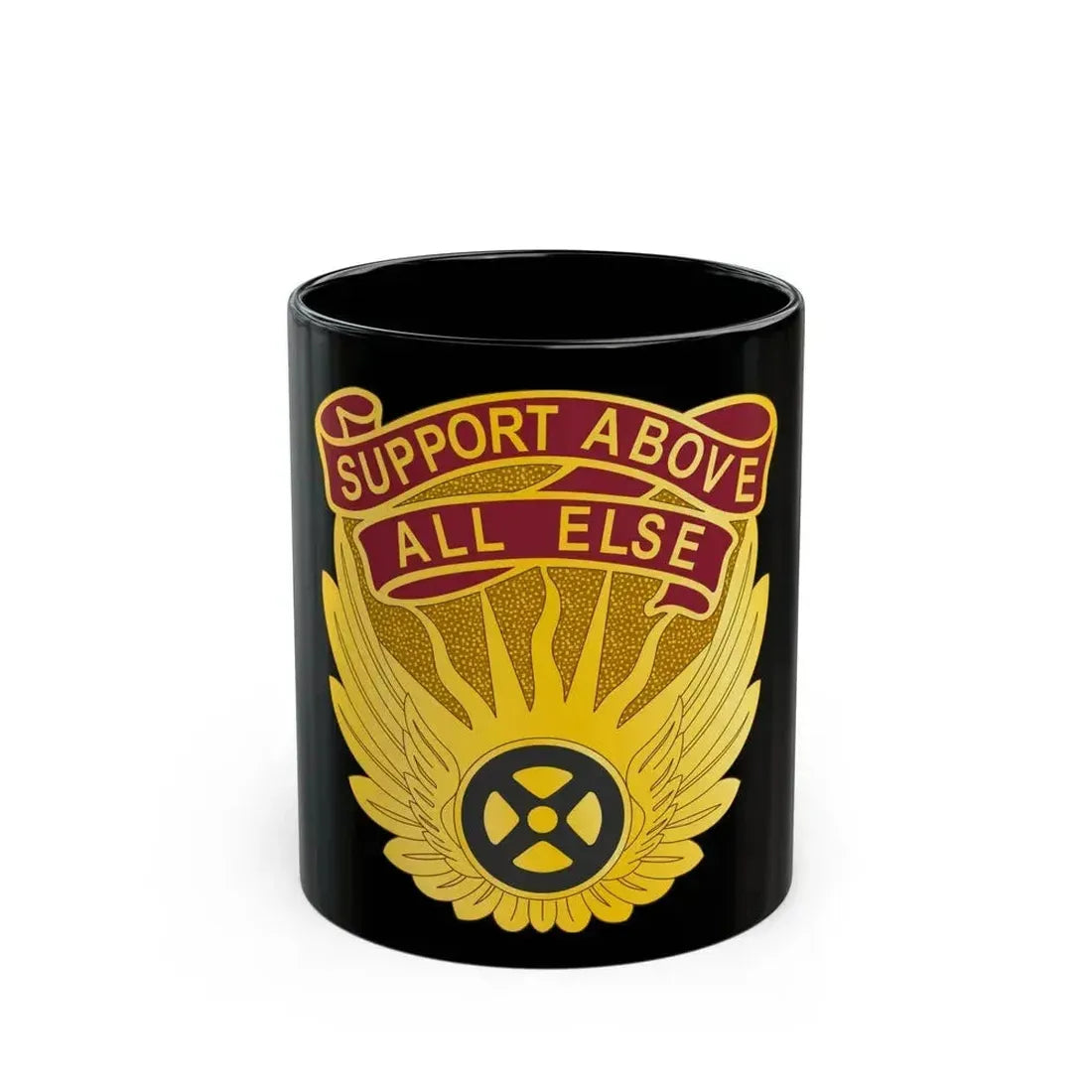 1106 Aviation Group (U.S. Army) Black Coffee Mug 11oz - Go Mug Yourself