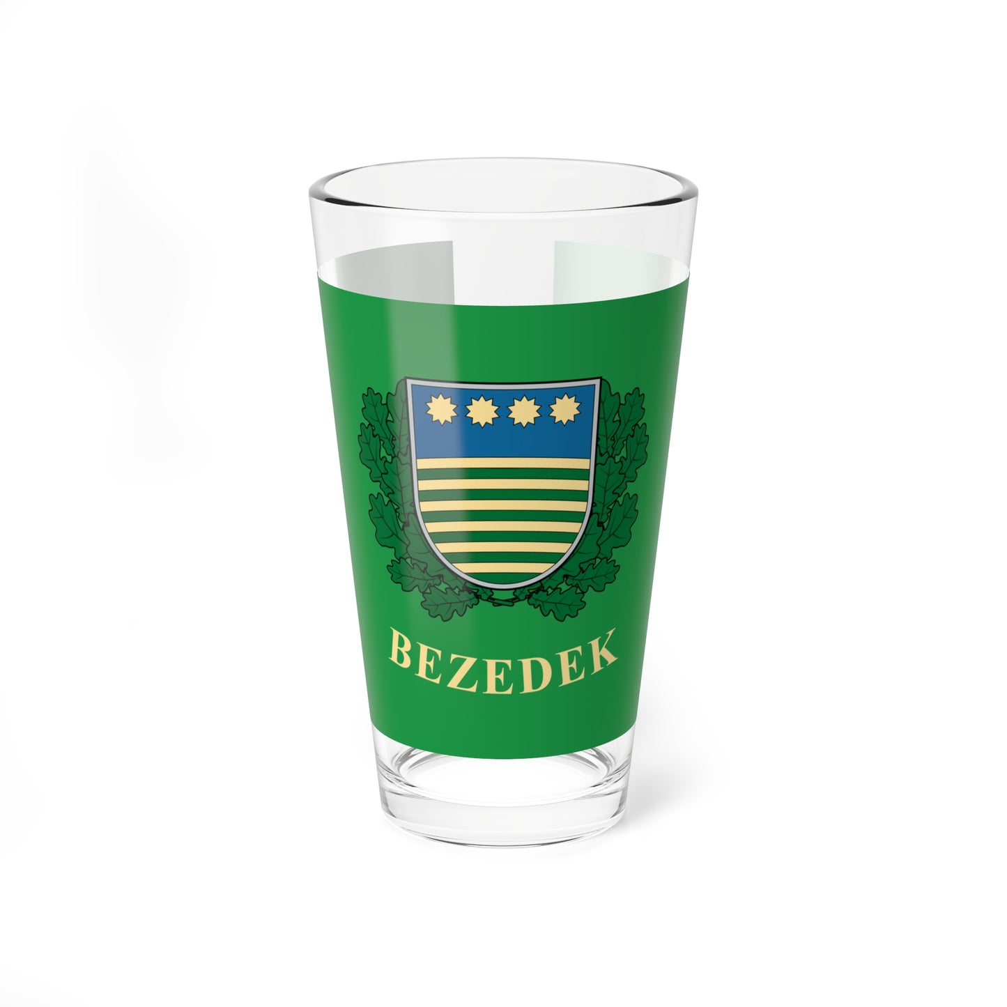 Flag of Bezedek (Hungary) Pint Glass 16oz