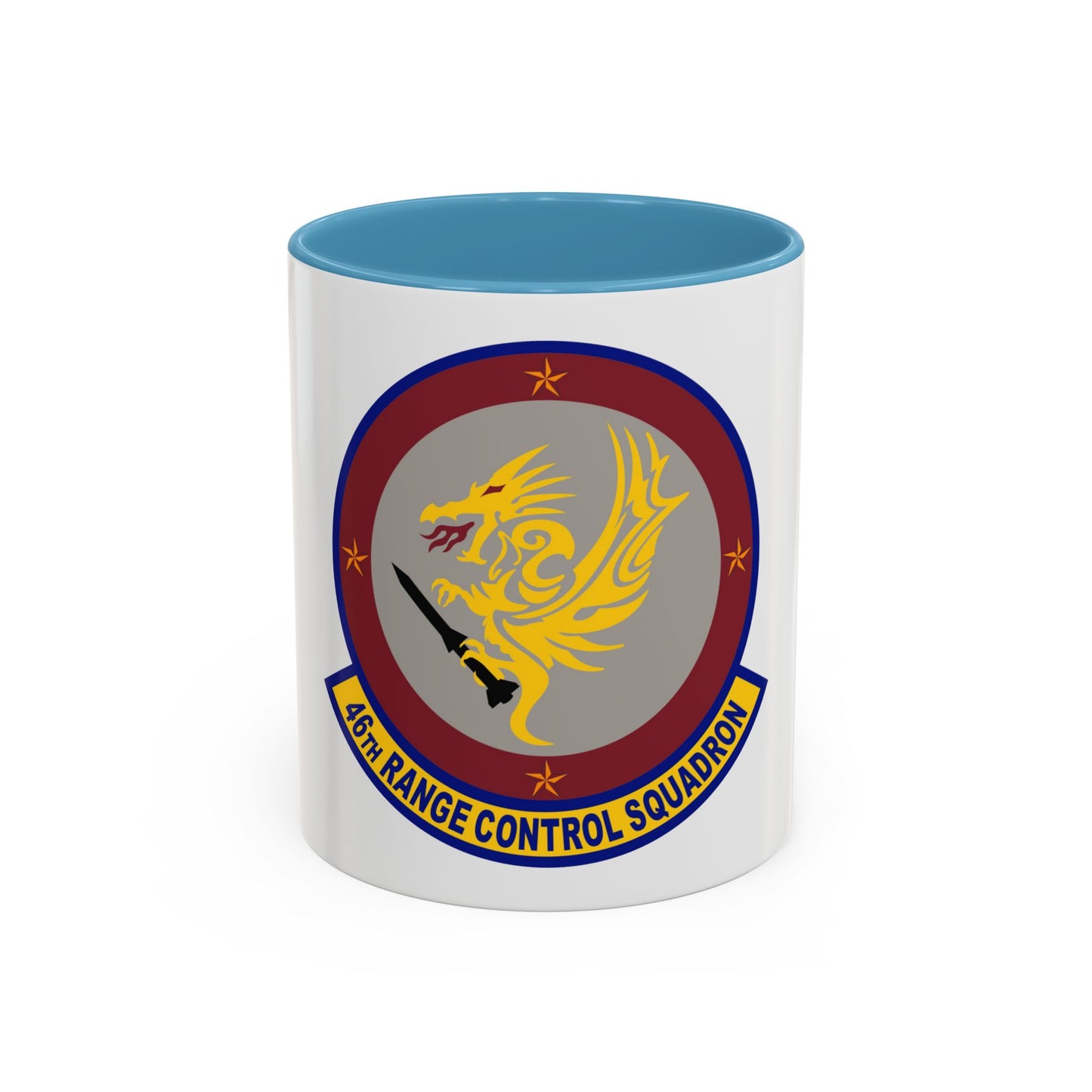 46 Range Control Squadron AFMC (U.S. Air Force) Accent Coffee Mug