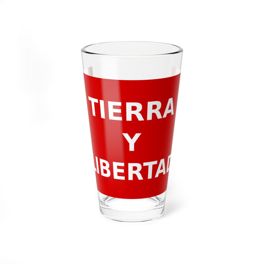 Flag of Partido Liberal Mexicano (Mexico) Pint Glass 16oz